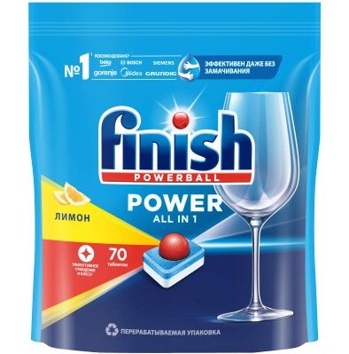 ✔️FINISH Power Таблетки 70шт Лимон/4 - купить за  в г. Махачкале