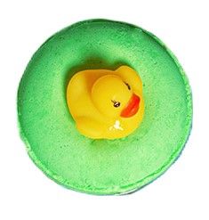 ✔️BeauteLab Бурлящий пончик для ванны 160г Green donut duck - купить за  в г. Махачкале