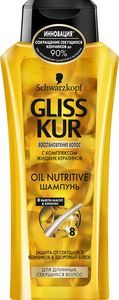 GLISS KUR Шампунь 400мл Oil nutritive для длинных и секущихся волос  от магазина МылоПорошок