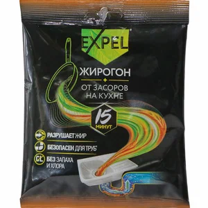✔️EXPEL Жирогон от засоров на кухне 50г - купить за  в г. Махачкале