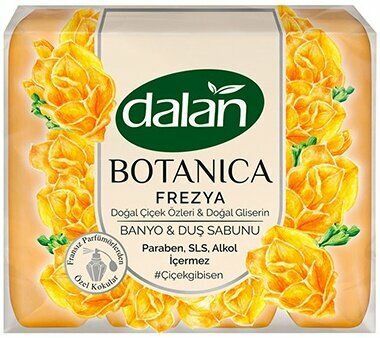 Dalan Botanica туалетное мыло 4шт*600гр Фрезия/12 от магазина МылоПорошок