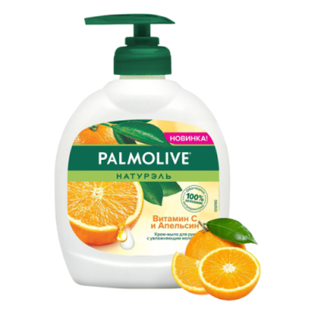 Palmolive Мыло-жидкое 300мл Витамин С и апельсин/12 от магазина МылоПорошок