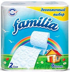 ✔️FAMILIA туалетная бумага 2-хслой Радуга 4шт/16 - купить за  в г. Махачкале