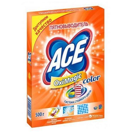 ✔️ACE Пятновыводитель Oxi Magic COLOR 500г - купить за  в г. Махачкале