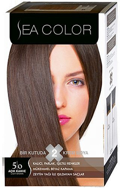 Sea Color Краска для волос 5.0 Light brown от магазина МылоПорошок