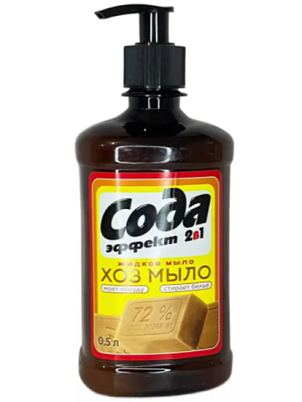 СОДА Жидкое хоз.мыло 0,5л 72% от магазина МылоПорошок