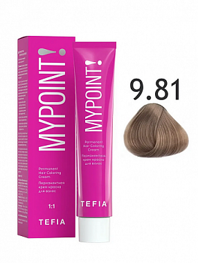 TEFIA MYPOINT Краска для волос 9.81 очень светлый блондин коричнево-пепельный от магазина МылоПорошок