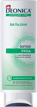 Deonica Бальзам для волос 380мл Detox уход  от магазина МылоПорошок