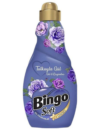 ✔️Bingo Кондиционер для белья 1440мл Голубая роза - купить за  в г. Махачкале
