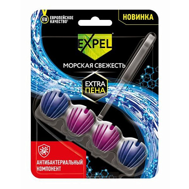 ✔️EXPEL Туалетный блок EXTRA пена морская свежесть 50г - купить за  в г. Махачкале