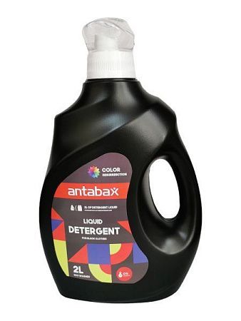 ✔️Antabax Жидкий стир.порошок 2л Color Detergent для чёрного - купить за  в г. Махачкале