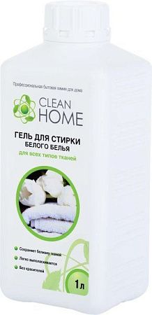 ✔️Clean Home Гель для стирки белого белья 1л/10 шт (392) - купить за  в г. Махачкале