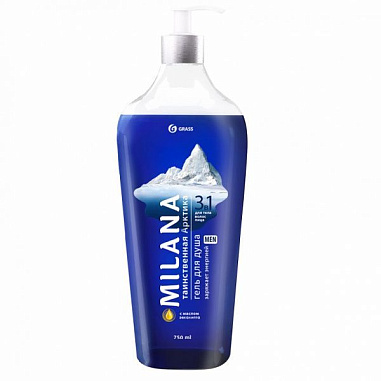 ✔️GRASS Milana Men гель для душа 3в1 Таинственная Арктика  750мл - купить за  в г. Махачкале