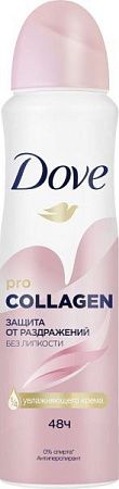 ✔️DOVE Антиперсп-аэр.150мл Collagen Защита от раздражений - купить за  в г. Махачкале