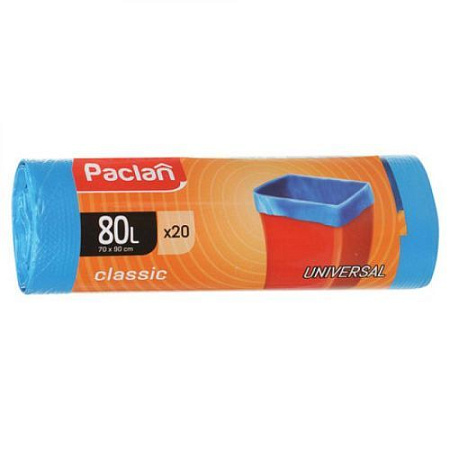 ✔️PACLAN CLASSIC Мешки для мусора 80л, 20шт/42 402054																							 - купить за  в г. Махачкале