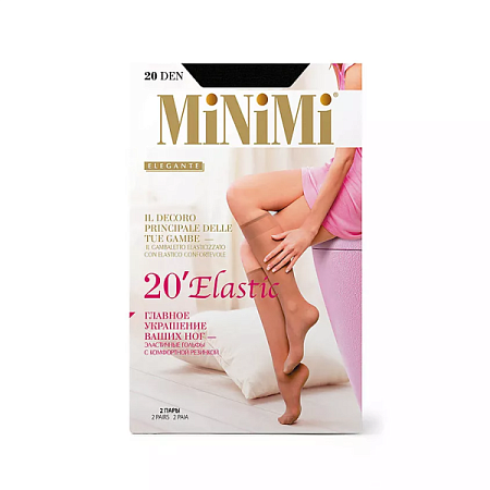 ✔️MINIMI Гольфы 20Den Nero Elastic - купить за  в г. Махачкале