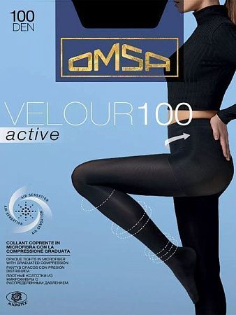 ✔️OMSA Колготки Velour 100Den 2S nero - купить за  в г. Махачкале
