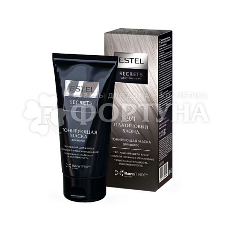 ESTEL SECRETS Цвет-эксперт Тонирующая маска д/волос 9/1 Платиновый блонд от магазина МылоПорошок