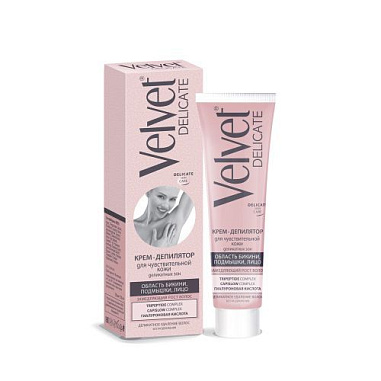 ✔️VELVET Крем для депиляции delicate  100мл для чувствительной кожи - купить за  в г. Махачкале