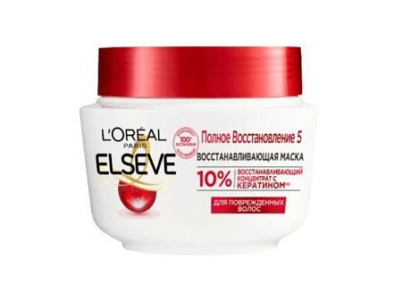 L'Oreal Paris Elseve Маска д/волос 300мл Полное восстановление/6 от магазина МылоПорошок