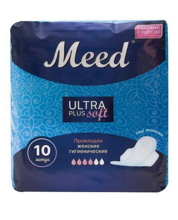 ✔️Meed Прокладки 4к 10шт ULTRA Plus soft  - купить за  в г. Махачкале