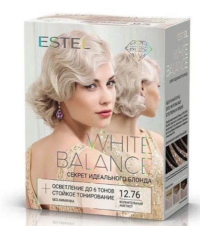 ESTEL Набор "Секрет идеального блонда  WHITE BALANCE" 12.76 Волнительный Аметист от магазина МылоПорошок