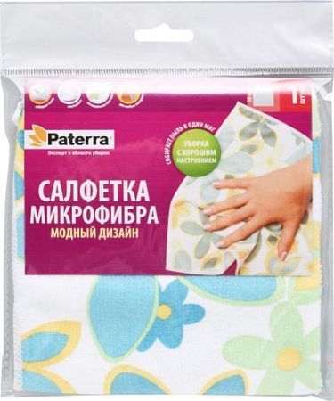 ✔️PATERRA Салфетка М/фибра 30*30 Модный дизайн/50 - купить за  в г. Махачкале