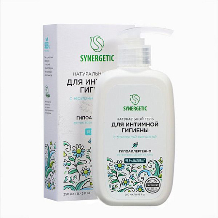 ✔️SYNERGETIC Натуральный гель для интимной гигиены 250мл для чувствительной кожи - купить за  в г. Махачкале