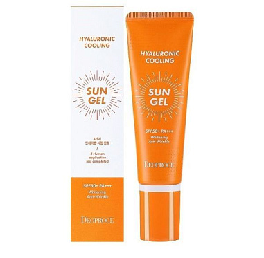 ✔️Deoprose Солнцезащитный гель д/лица 70мл Hyaluronic cica - купить за  в г. Махачкале