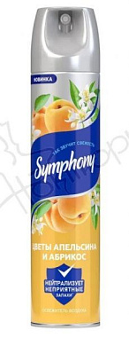 ✔️SYMPHONY Освежитель воздуха 300мл Цветы апельсина и абрикос - купить за  в г. Махачкале