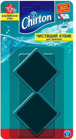 ✔️CHIRTON Чистящий кубик д\ унитаза Альпийское утро,2шт - купить за  в г. Махачкале