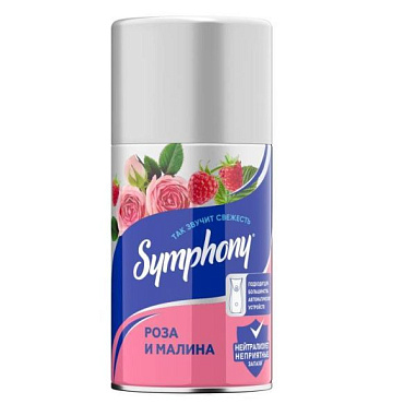 ✔️SYMPHONY Освежитель воздуха - сменный блок 250мл Роза и Малина - купить за  в г. Махачкале