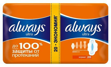 ✔️ALWAYS Ultra Прокладки 20шт Normal Plus Duo/16 - купить за  в г. Махачкале
