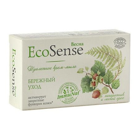 ВЕСНА Eco Sense Крем-мыло 90гр папоротник и лесной орех от магазина МылоПорошок