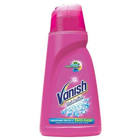 ✔️VANISH Oxi Action Пятновыводитель Интеллект plus жидкий 1л - купить за  в г. Махачкале