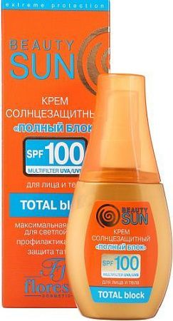 ✔️FLORESAN Beauty Sun крем Солнцезащитный 100мл SPF 100 285/12 - купить за  в г. Махачкале