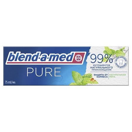 ✔️BLEND_A_MED Зубная паста 100мл Pure Защита от кариеса  - купить за  в г. Махачкале