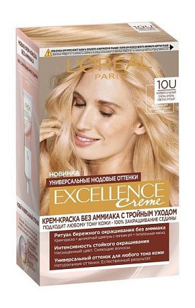 L'Oreal Paris Краски Excellence Крем 10U (Универсальный очень светло-русый) от магазина МылоПорошок