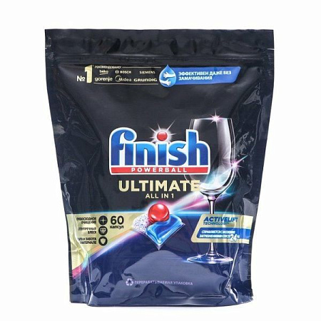 ✔️FINISH Ultimate Капсулы для ПММ 60шт/6 - купить за  в г. Махачкале