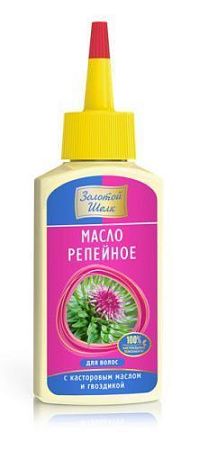 Золотой Шелк Репейное масло 90мл с Касторовым маслом и Гвоздикой /24 от магазина МылоПорошок