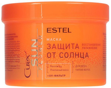 ESTEL CUREX Маска д/волос 500мл Защита от солнца от магазина МылоПорошок