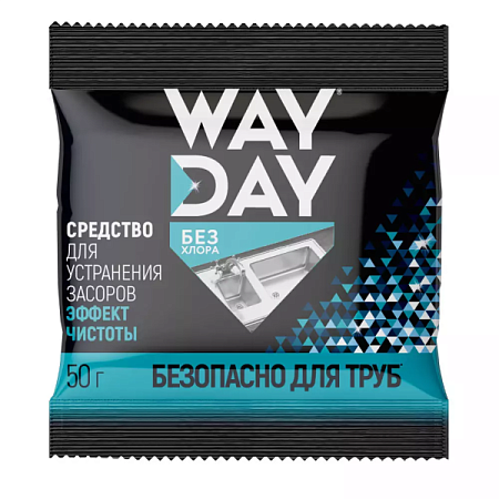 ✔️WAY DAY Средство для устранения засоров 50г Эффект чистоты - купить за  в г. Махачкале