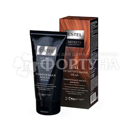 ESTEL SECRETS Цвет-эксперт Тонирующая маска д/волос 7/44 Восхитительная медь от магазина МылоПорошок