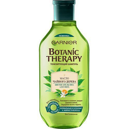 GARNIER Botanic Therapy Шампунь 400мл Тонизирующий Масло Чайного дерева /12 от магазина МылоПорошок