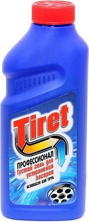 ✔️TIRET ср-во д/канал.труб 500мл Синий/12 - купить за  в г. Махачкале