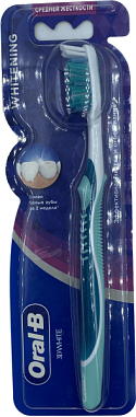 ✔️Oral-b Зубная щетка WHITENING ср.жест Эффективная чистка и отбеливание - купить за  в г. Махачкале