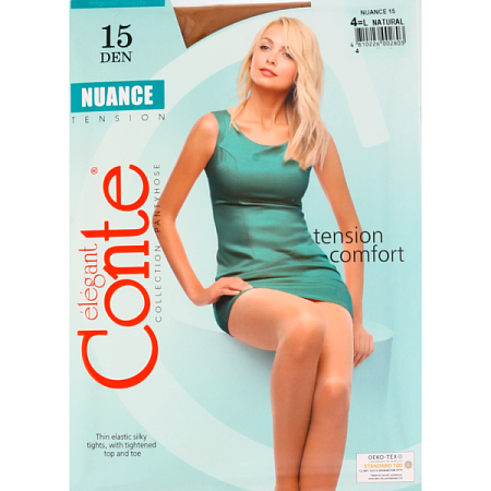 ✔️Conte Колготки 15den 5XL Nuance Mocca - купить за  в г. Махачкале