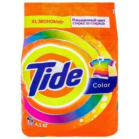 ✔️TIDE Авт СМС порошк. Color 4.5кг - купить за  в г. Махачкале