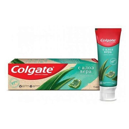 ✔️Зубная паста Colgate с фтюридом Алоэ Вера 75мл - купить за  в г. Махачкале