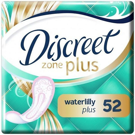 ✔️DISCREET Plus Прокладки 52шт ежедневные Deo Water Lily Plus Trio  - купить за  в г. Махачкале